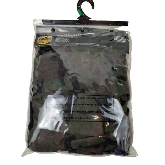 Spirit Boys Large Special Forces Commando Child Halloween 3 Piece Costume Set - Picture 3 of 7